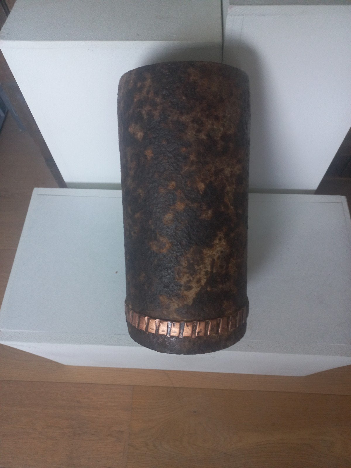WO1 ZEER ZWARE  DUITSE  HULS  >20KG  WW1, Ophalen, Landmacht, Duitsland, Hulzen of Bodemvondsten