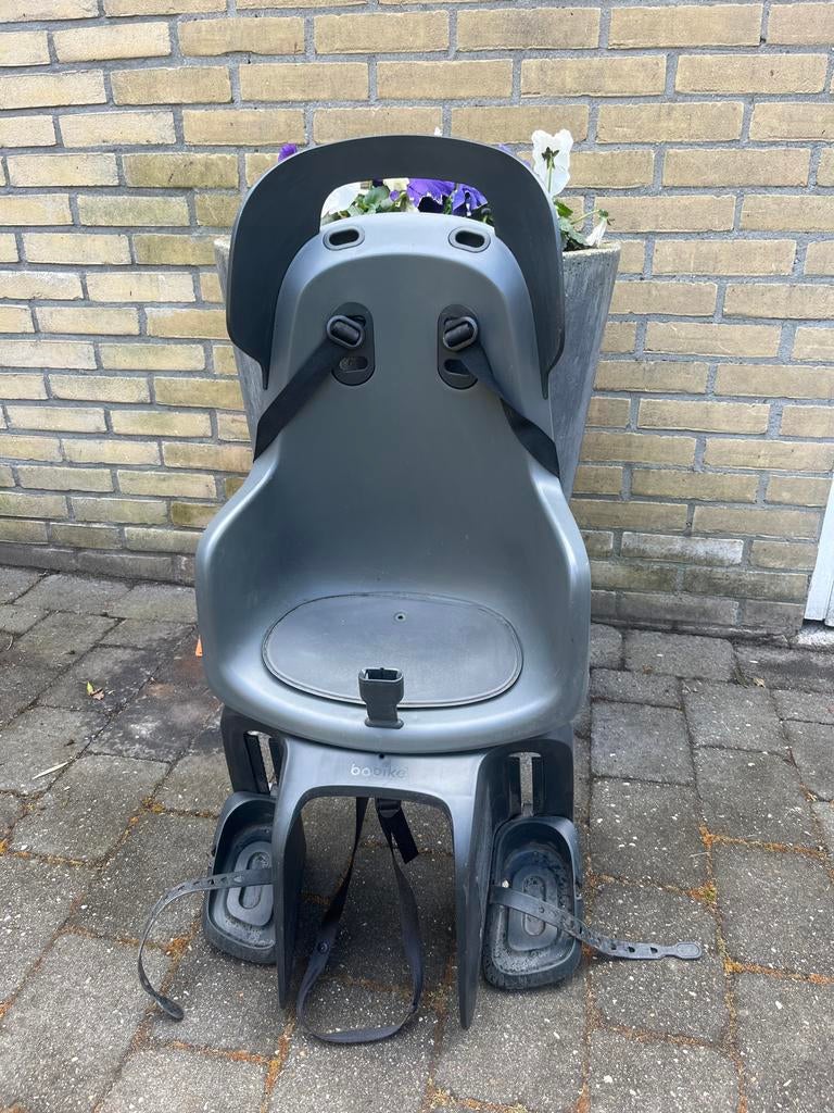 Bobike Maxi GO Carrier Macaron Grey, Fietsen en Brommers, Ophalen, Achterzitje, 9 t/m 18 kg, Gebruikt