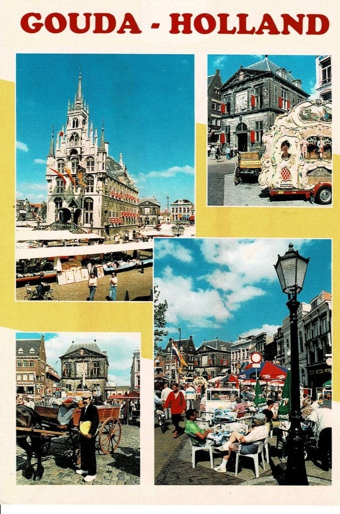 Gouda, Ophalen of Verzenden, 1960 tot 1980, Gelopen, Zuid-Holland
