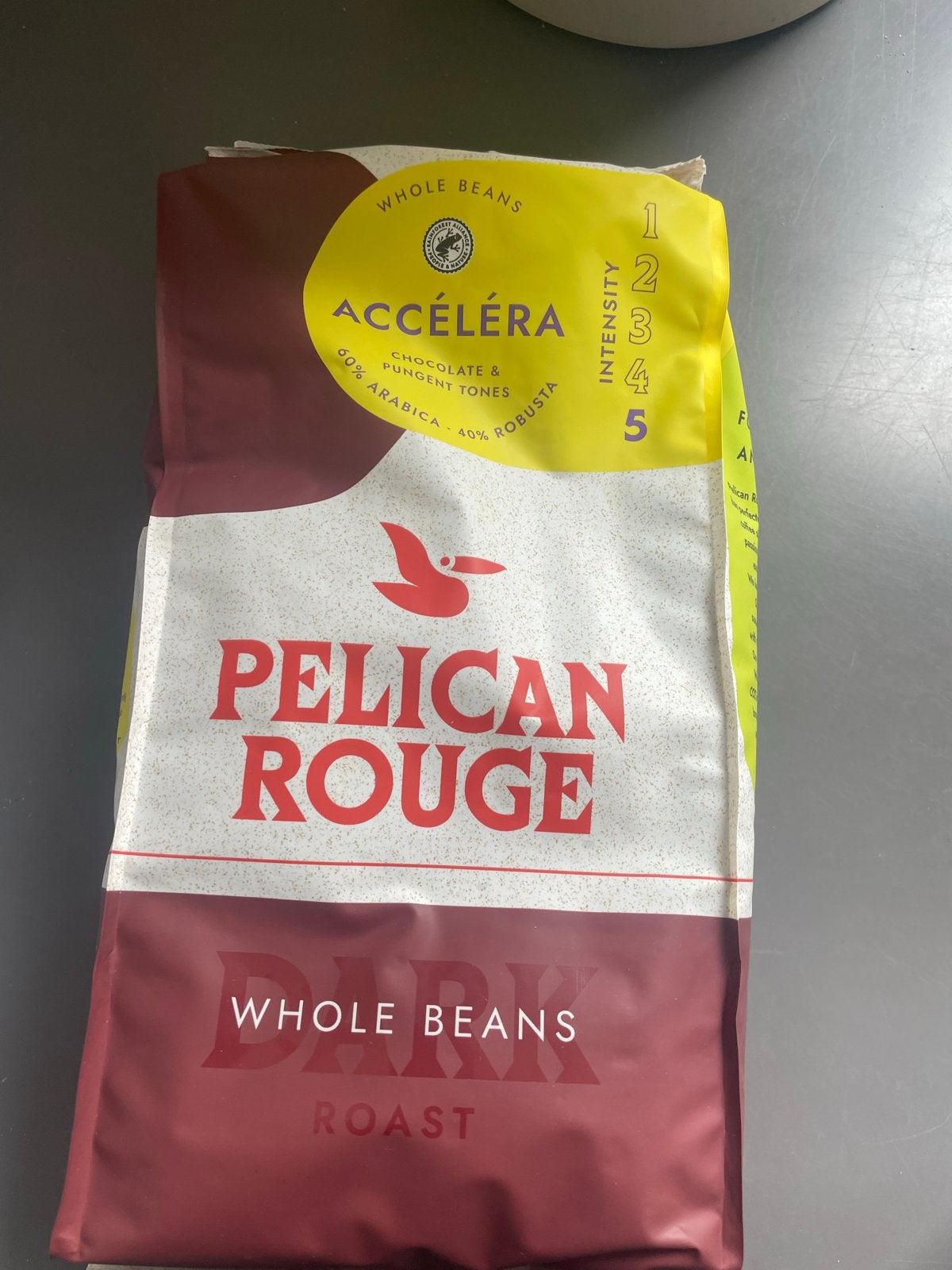Pelican Rouge koffiebonen ACCELERA Whole Dark  1kg, Ophalen of Verzenden