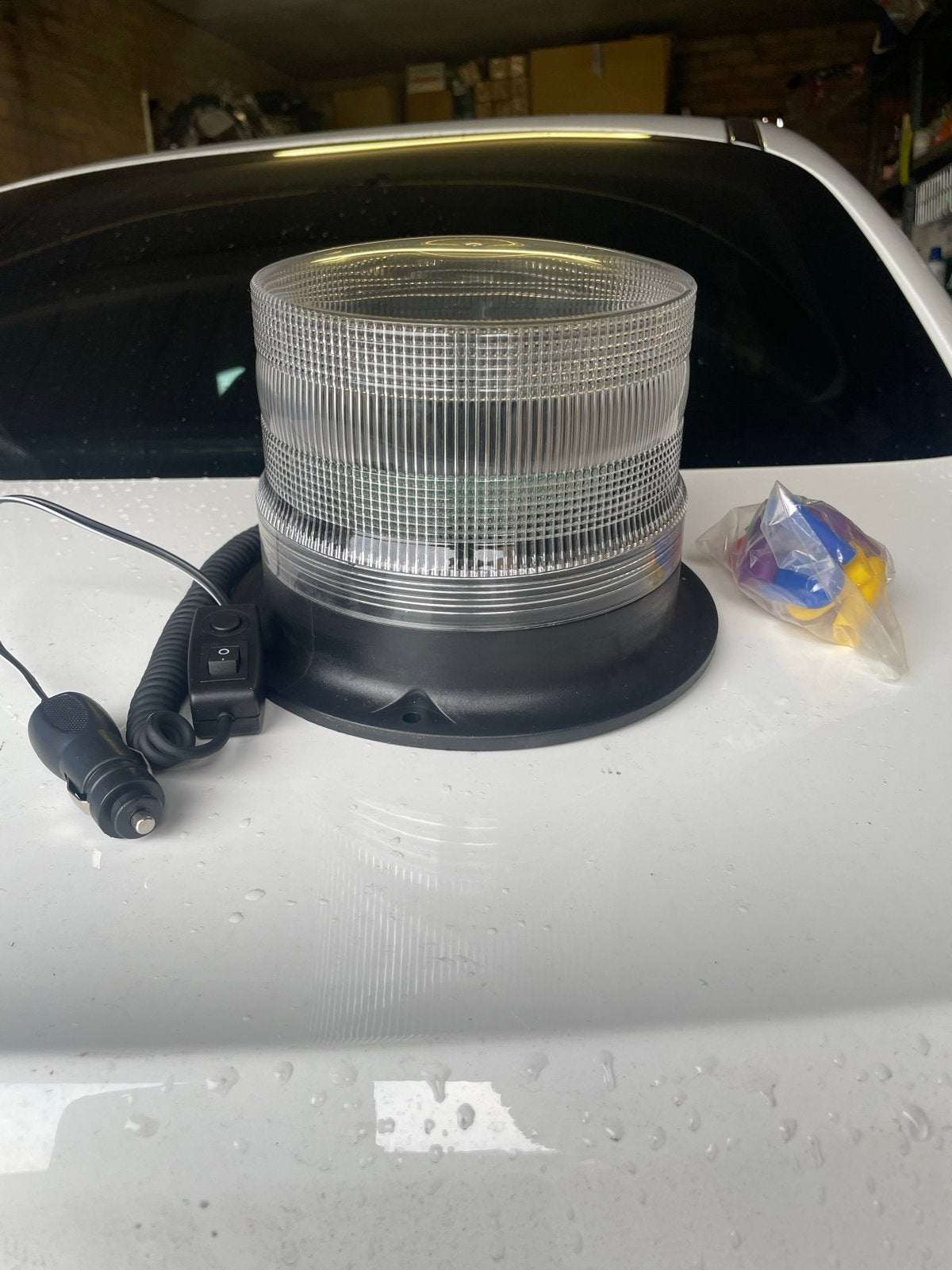 Stroboscoop Flitslicht 12V met Magneetvoet en 7 Kleuren, Ophalen of Verzenden, Nieuw