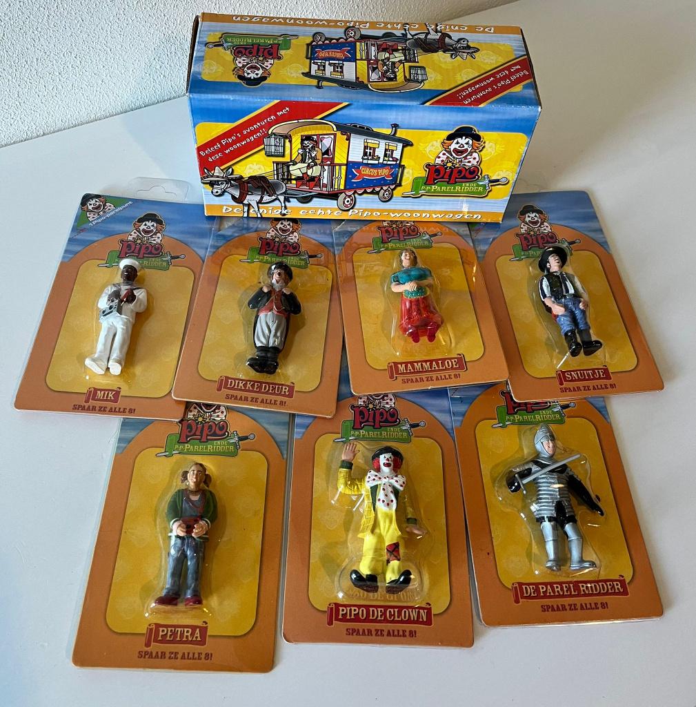 Pipo de clown figuren + woonwagen, Verzamelen, Poppetjes en Figuurtjes, Nieuw, Ophalen of Verzenden