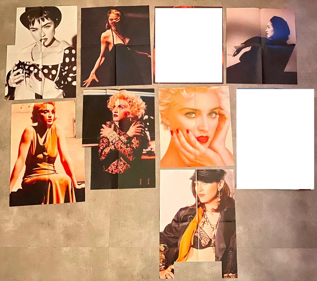 MADONNA POSTERS DEEL  5, Verzamelen, Posters, Ophalen of Verzenden, Zo goed als nieuw, A1 t/m A3, Overige vormen