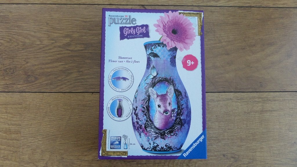 vaas ravensburger girly girl 3d puzzel 216 stukjes 9 - 99 jr, Kunststof, Overige kleuren, Ophalen of Verzenden, Zo goed als nieuw