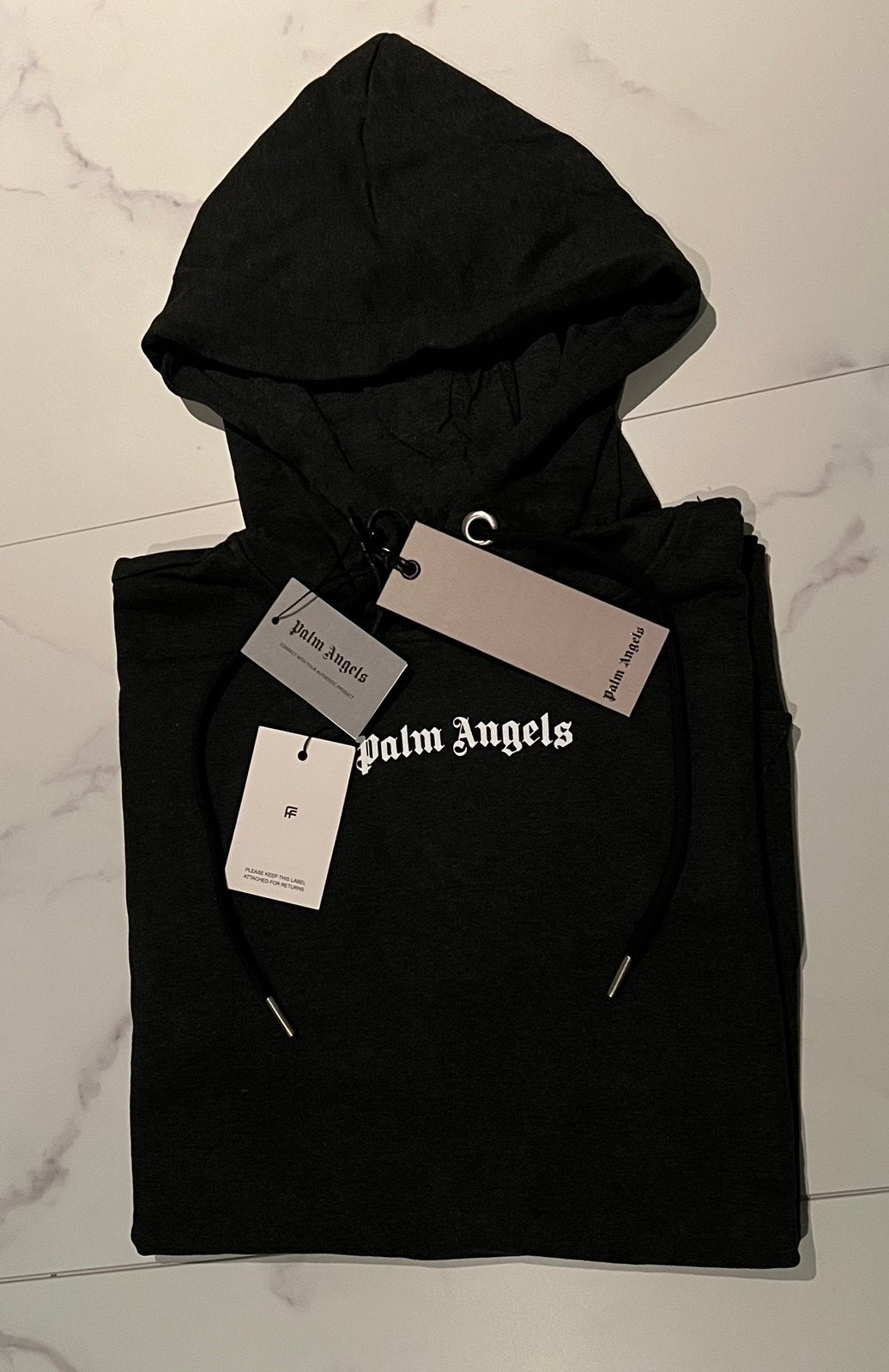Palm angels hoodie, Verzenden, Zo goed als nieuw, Zwart
