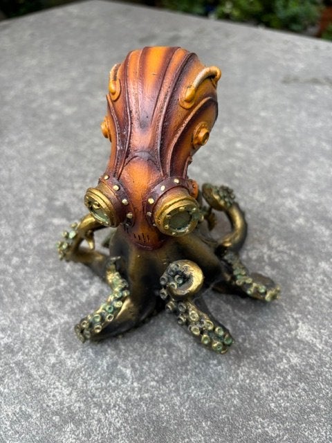 Steampunk Bronze Octopus Squid beeld/figuur, Ophalen of Verzenden, Zo goed als nieuw, Overige typen