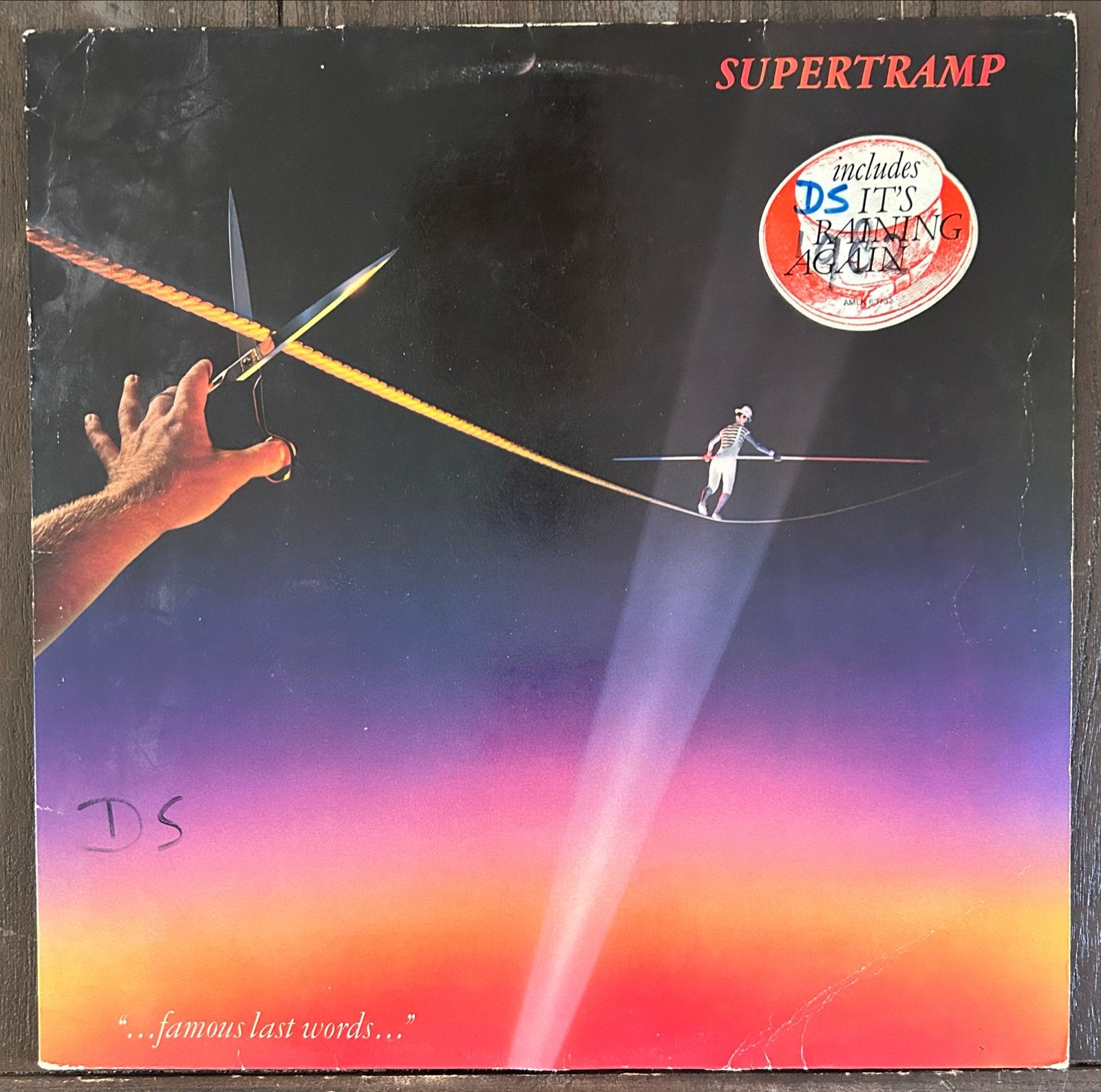 Supertramp - "...famous last words..." LP (1982), LP, Gebruikt, Originele persing, Ophalen of Verzenden