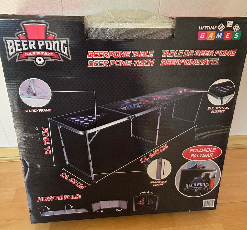 Nieuwe Opvouwbare Bierpong Tafel, Ophalen, Nieuw