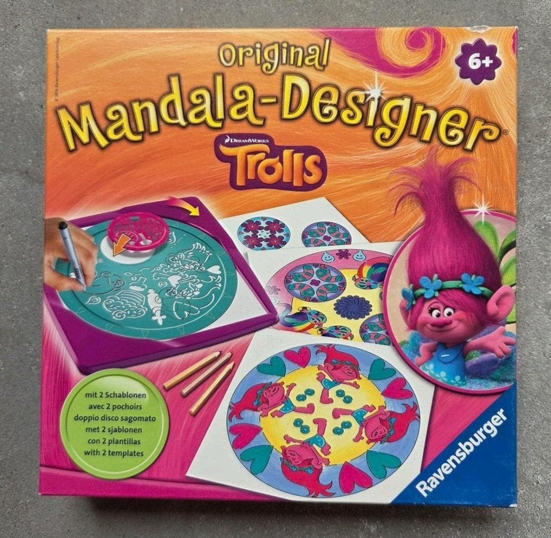 Mandala designer - trolls, Ophalen of Verzenden, Gebruikt