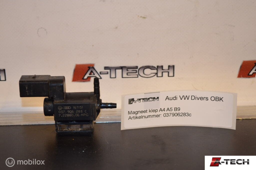 Magneetklep Audi VW Seat Skoda 037906283c OBK, Auto-onderdelen, Gebruikt, Volkswagen, Ophalen of Verzenden