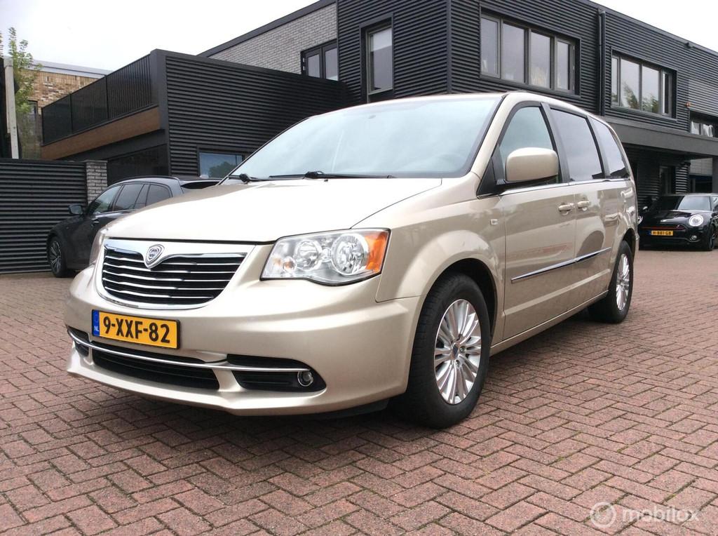 Lancia Voyager 2.8 Multijet Silver Sto & Go Leder Elektr sch, Auto's, Lancia, 450 kg, Gebruikt, Beige, 4 cilinders