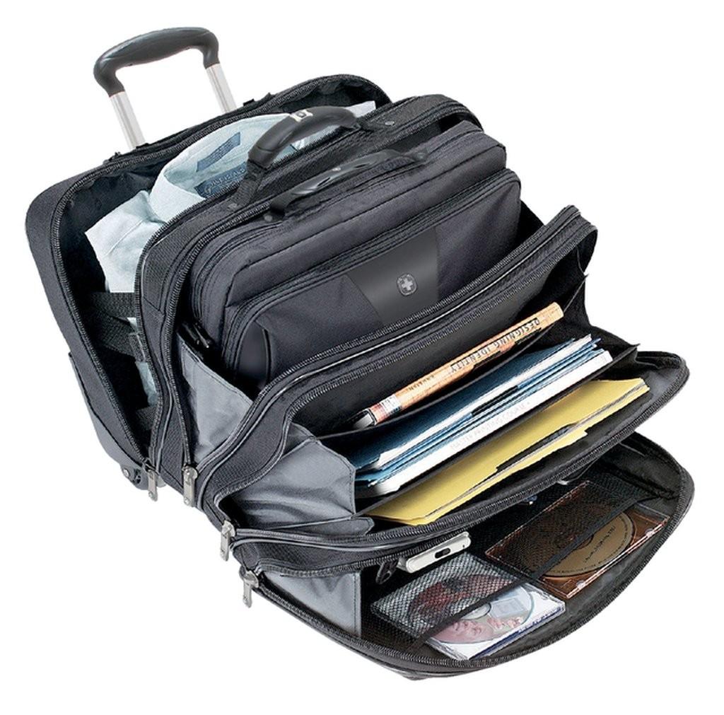 Nette Wenger Patriot reistrolley 17" € 65, Wieltjes, Minder dan 50 cm, Ophalen of Verzenden, Zo goed als nieuw