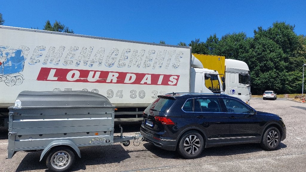 mooie afsluitbare aanhanger/bagagewagen, Auto diversen, Aanhangers en Bagagewagens, Ophalen, Gebruikt