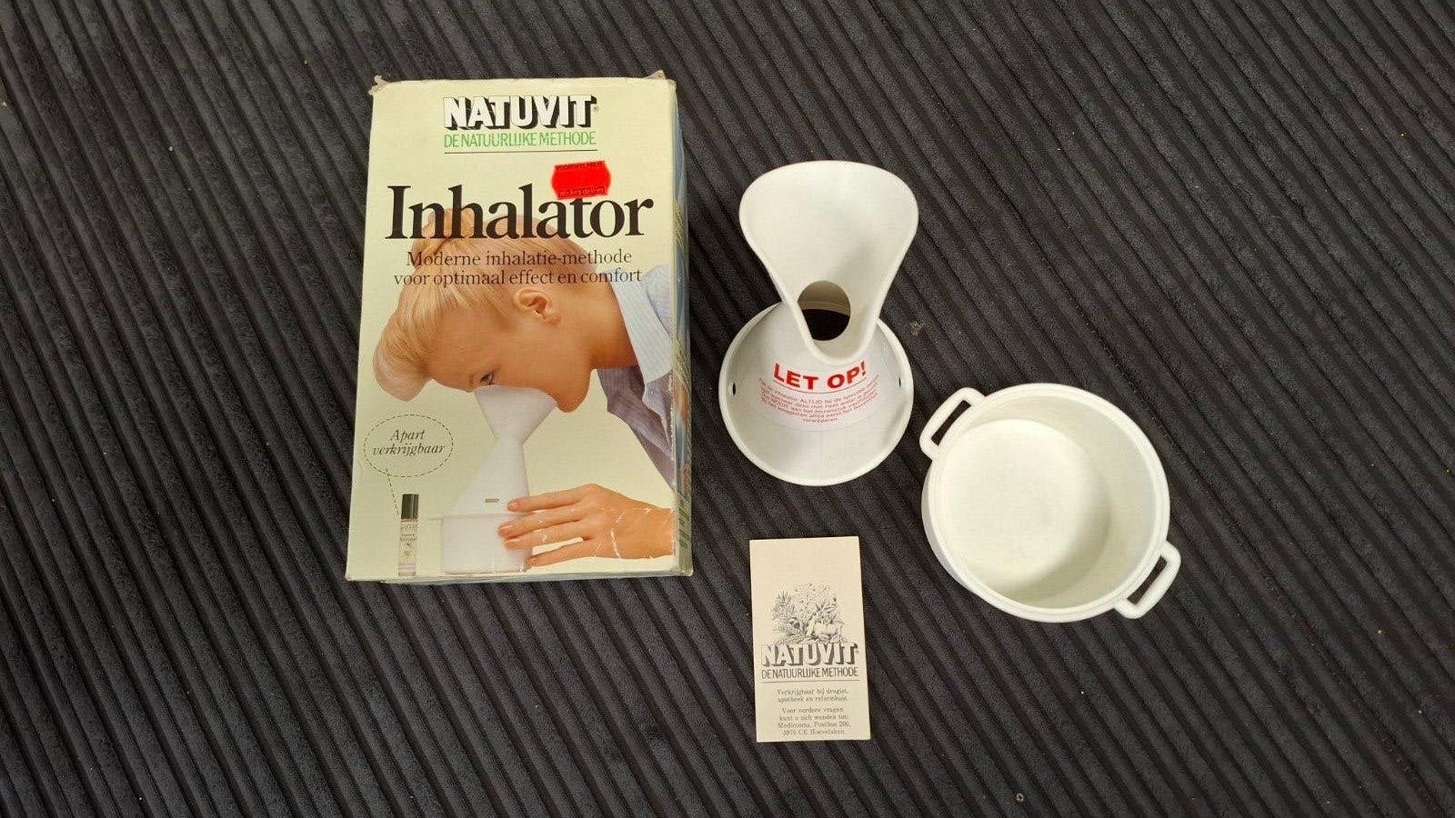 INHALATOR / RETRO / JAREN 70 OF 80 / PRIJSKAARTJE IN GULDENS, Ophalen of Verzenden, Zo goed als nieuw