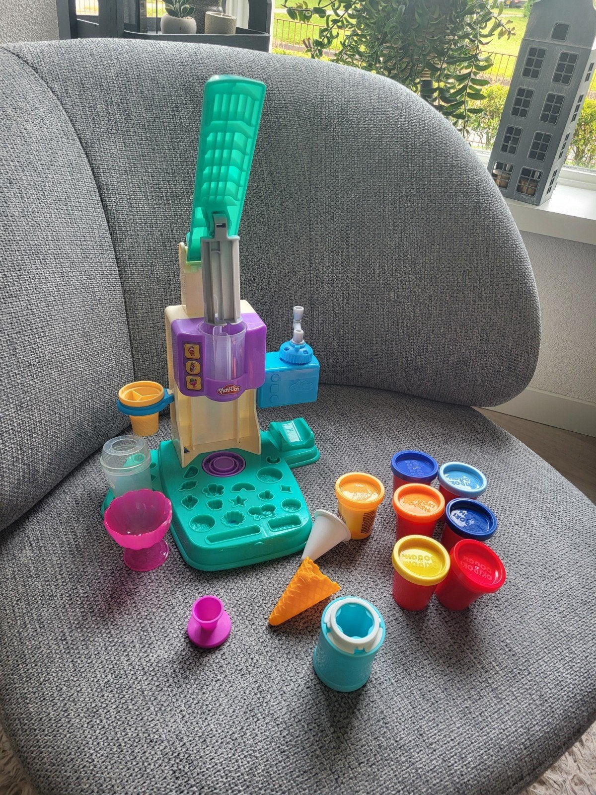 Play-Doh IJssalon Speelset met Klei en Accessoires, Kinderen en Baby's, Speelgoed | Educatief en Creatief, Ophalen of Verzenden