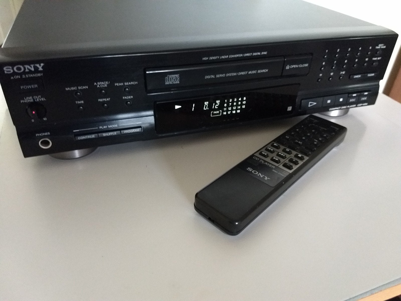 goede Sony Cd speler CDP-M54, Ophalen, Zo goed als nieuw, Sony