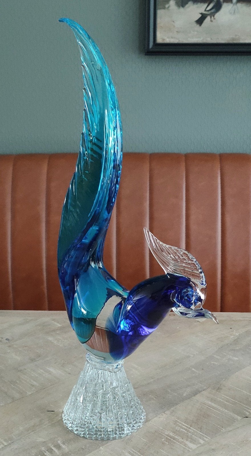 Murano fazant, Glas, Gemerkt, Object, Ophalen of Verzenden