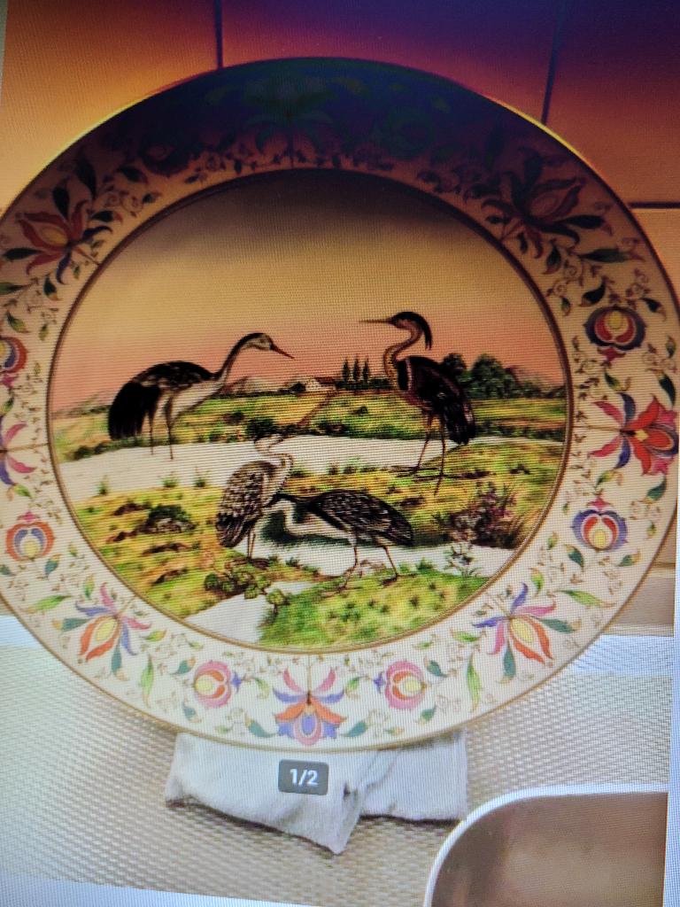 Porseleinen wandbord, Antiek en Kunst, Ophalen of Verzenden