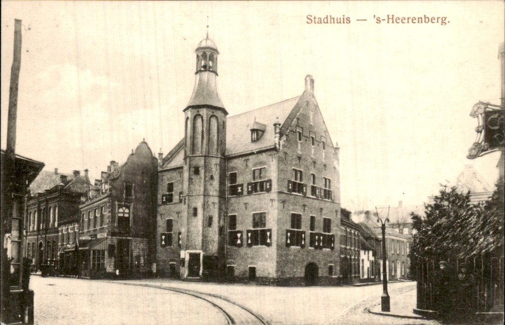 s-Heerenberg - Stadhuis - Zicht, Ophalen of Verzenden, Voor 1920, Ongelopen, Gelderland