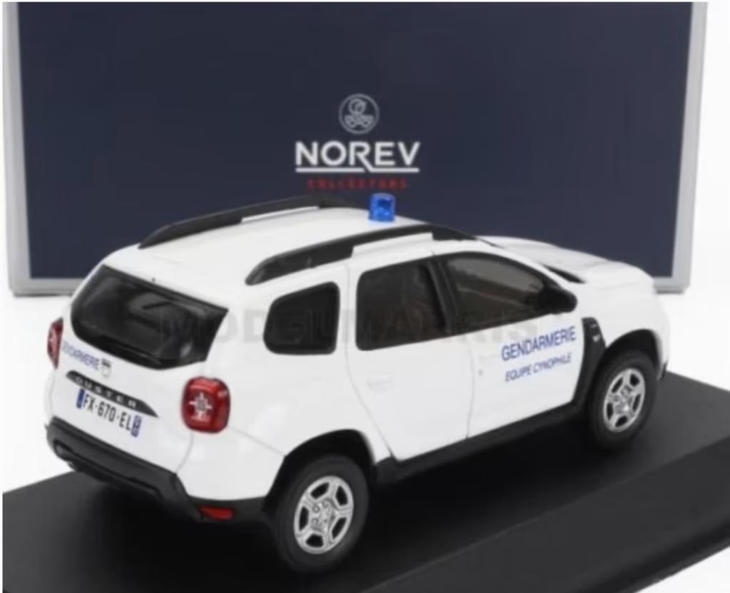 Dacia Duster '20 Gendarmerie Cynophile 1/43 Norev ref 509025, Verzenden, Nieuw, Auto, Norev