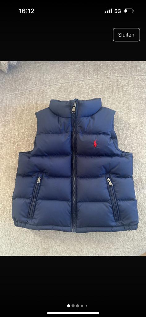 Bodywarmer ralph lauren, Ophalen of Verzenden, Zo goed als nieuw, Jongetje, Jasje