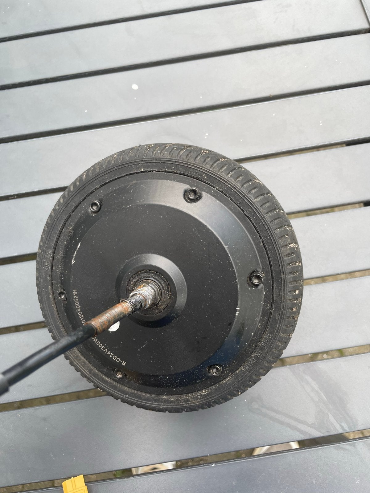 300W Elektrische Step Wiel/Motor voor Project, Ophalen of Verzenden, Gebruikt, Elektrische step (E-scooter)