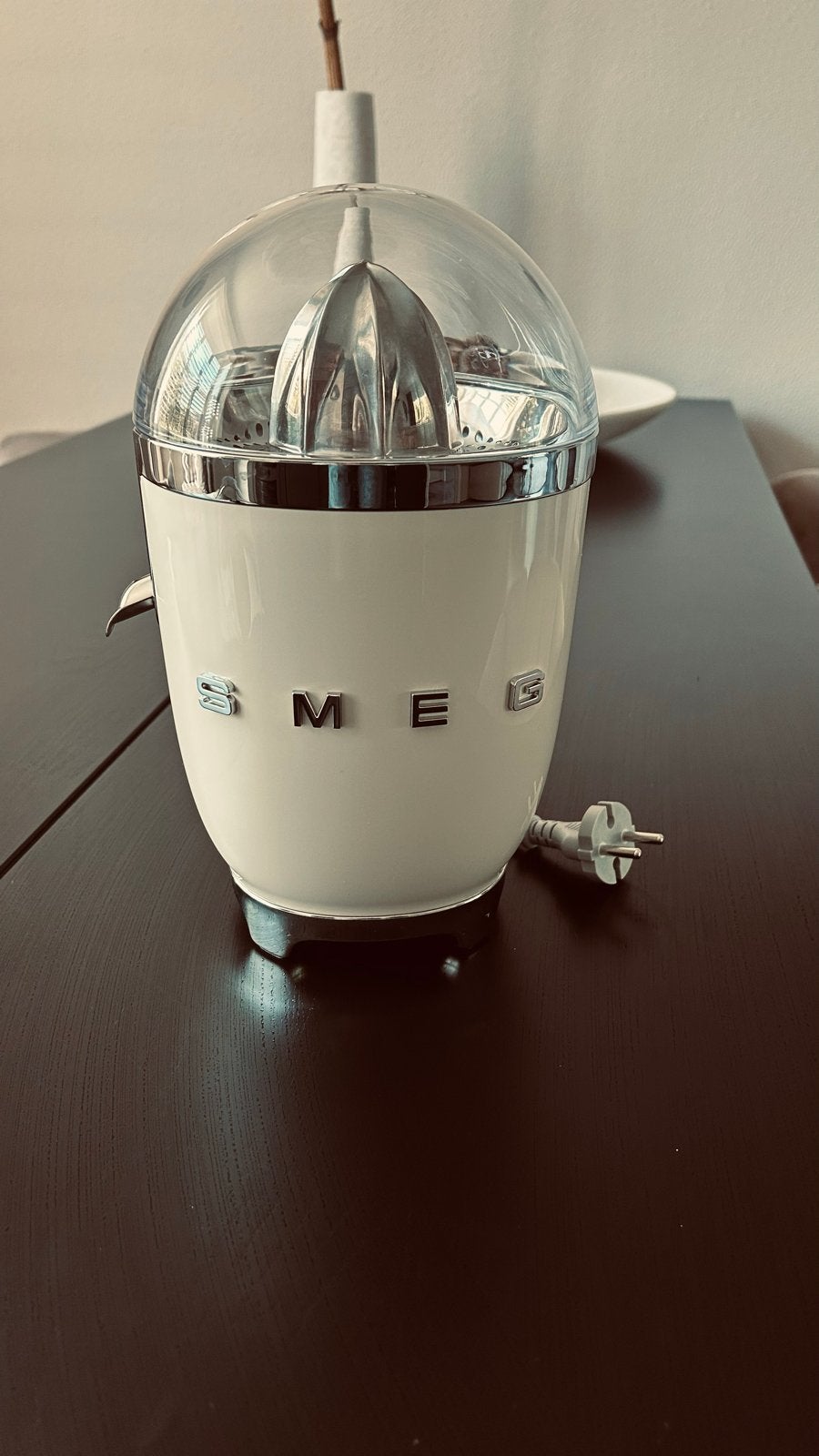 Smeg citruspers roomwit - Zo goed als nieuw, Ophalen of Verzenden, Zo goed als nieuw
