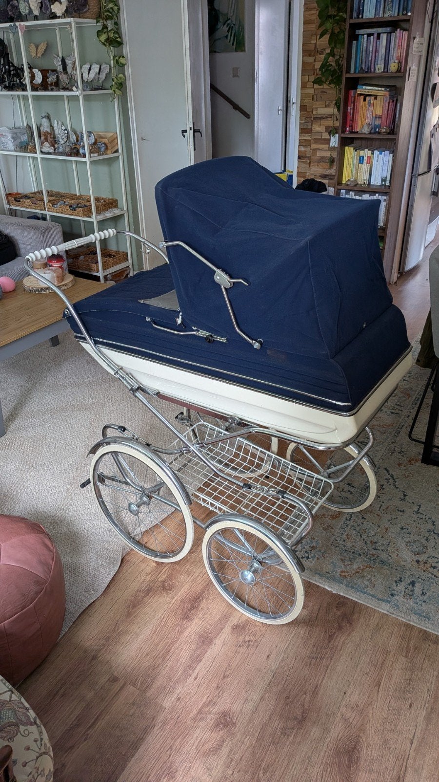 Vintage inklapbare kinderwagen! Jaren 60/70, goede staat!, Ophalen, Zo goed als nieuw, Kinderwagen, Overige merken