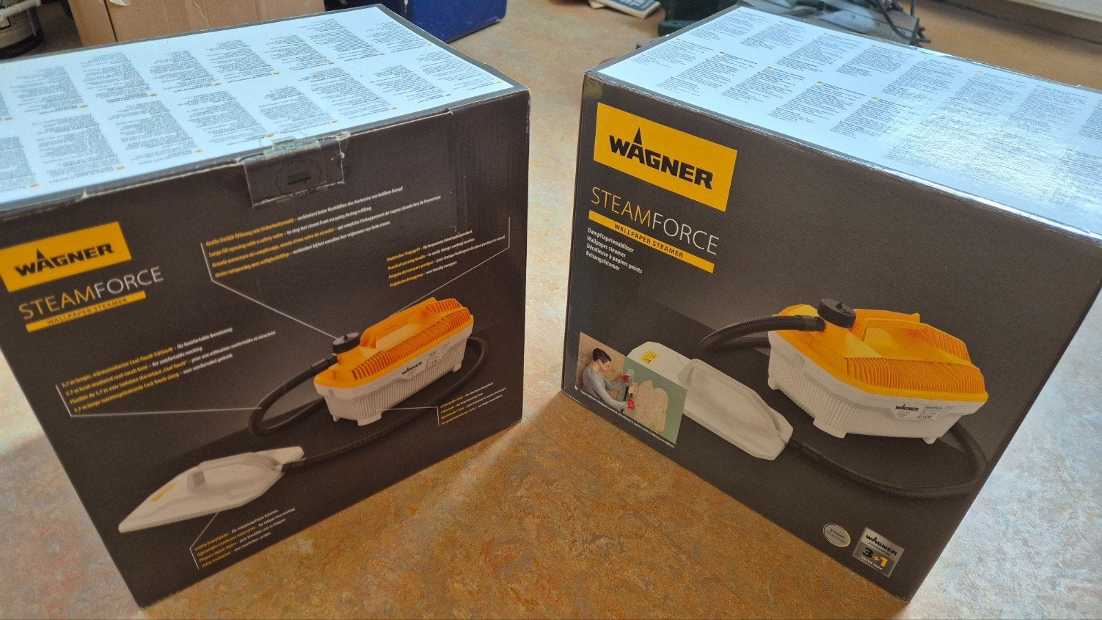 Behangstomers 2 stuks Wagner steamforce, Ophalen, 1200 watt of meer, Overige typen