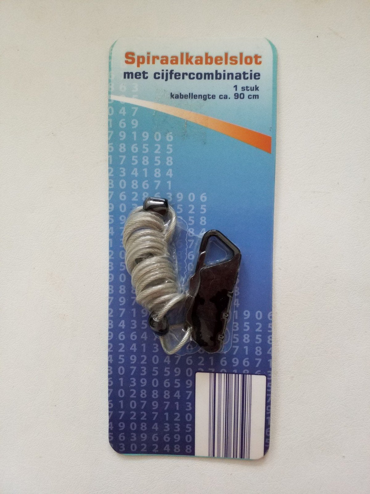 Spiraalkabelslot met cijfercombinatie 🆕️, Ophalen of Verzenden, Nieuw, Overige merken