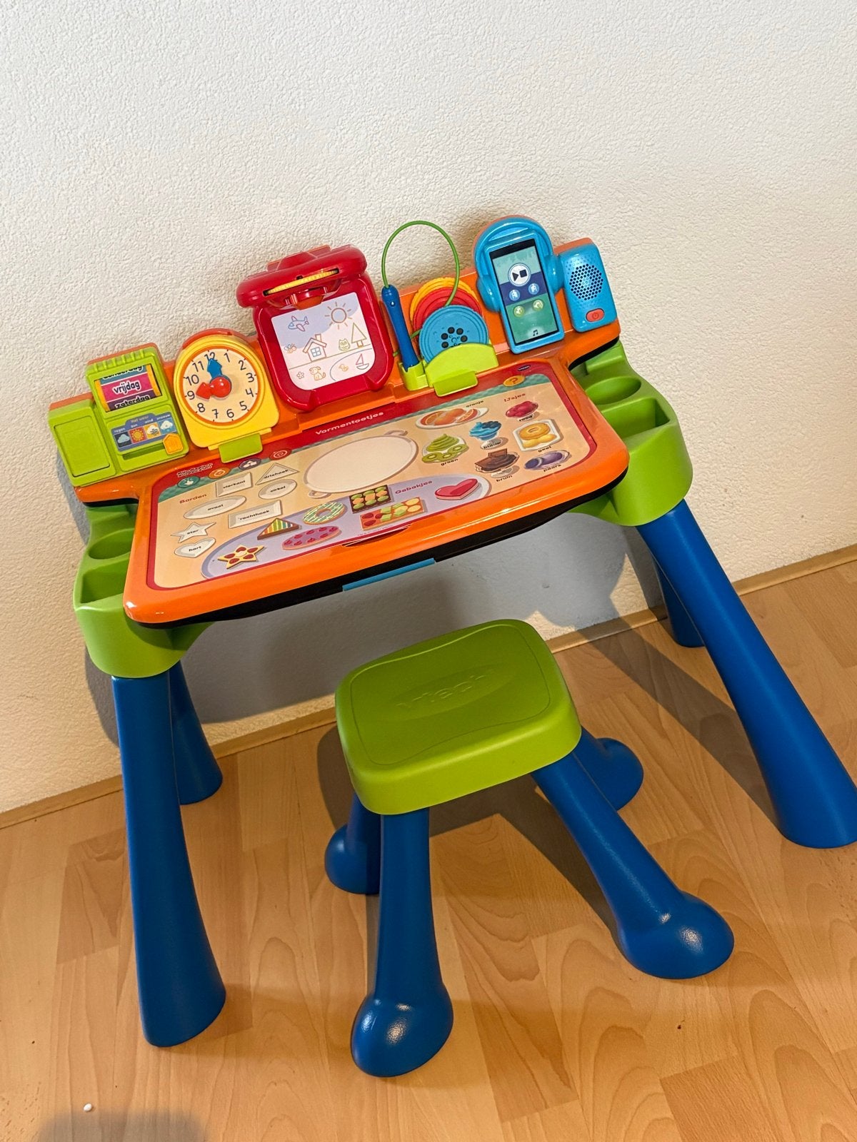 VTech Mijn Magisch Bureau 5-in-1 met Krukje, Ophalen, Gebruikt, Taal en Lezen, Met licht