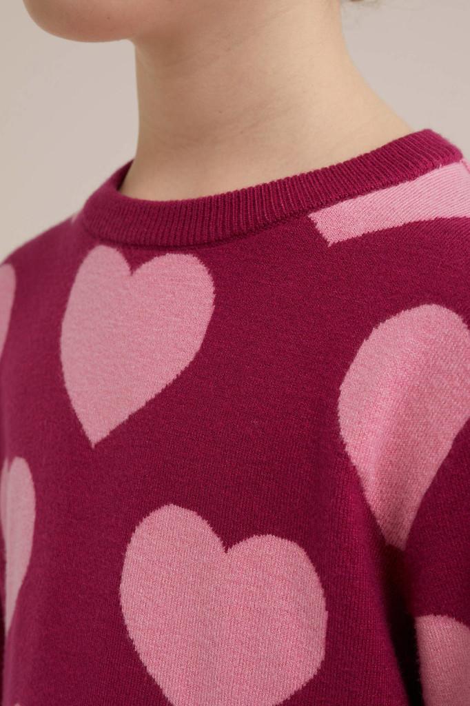 WE Fashion gebreide trui roze 122/128 Nieuw, Kinderen en Baby's, Kinderkleding | Maat 128, Nieuw, Meisje, Trui of Vest, Ophalen of Verzenden
