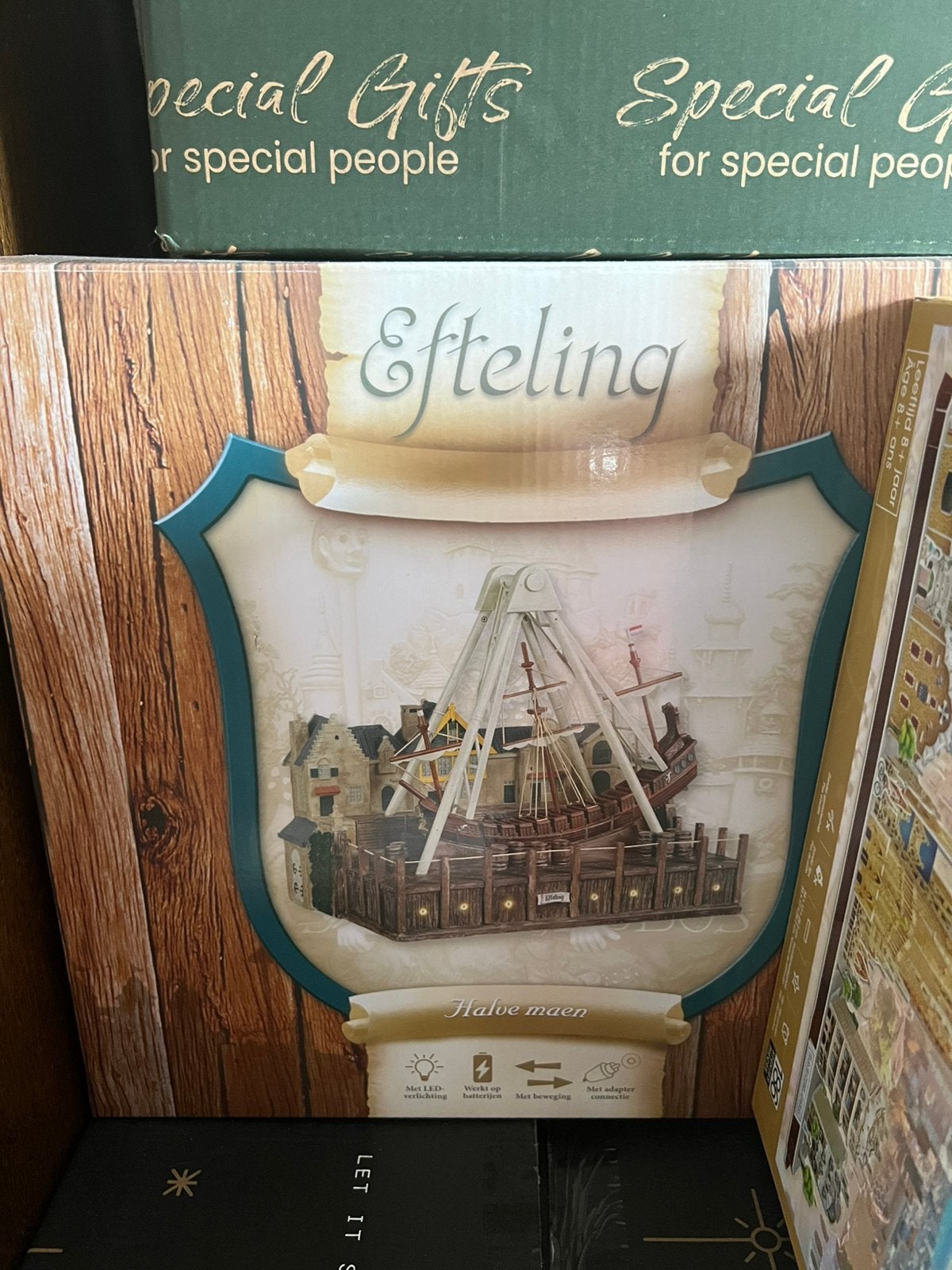 Luville efteling schommelschip, Ophalen, Zo goed als nieuw