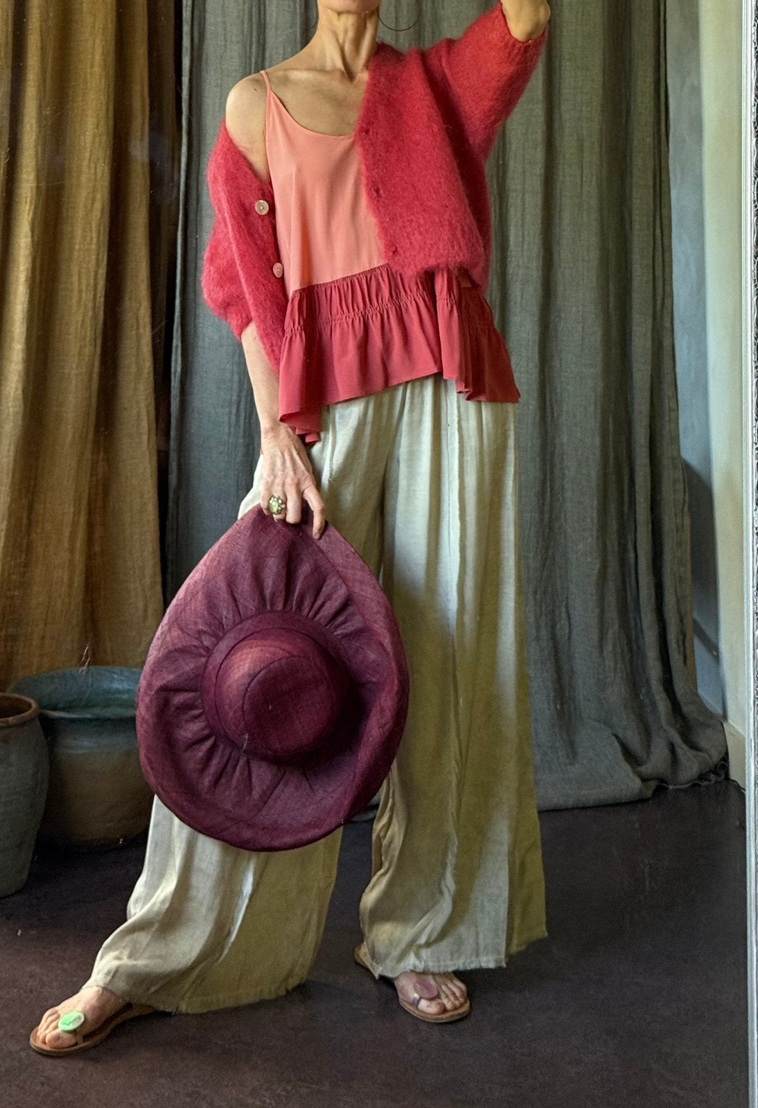 Outfit zijde Italiaans all in one  vib pauw 36/38, Ophalen of Verzenden, Zo goed als nieuw, Maat 36 (S), Overige typen