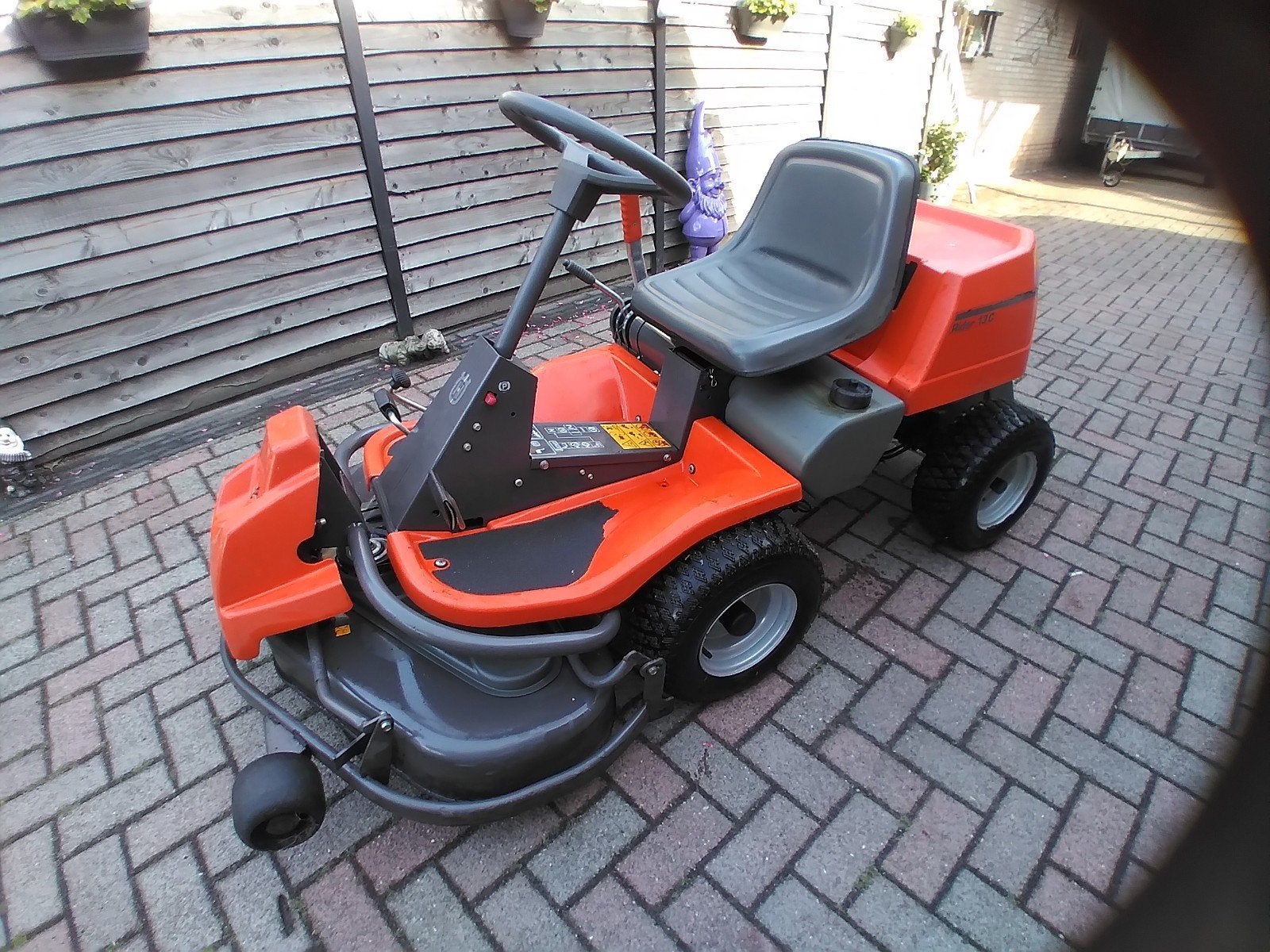Te koop husqvarna rider 13c frontmaaier., Ophalen, Gebruikt