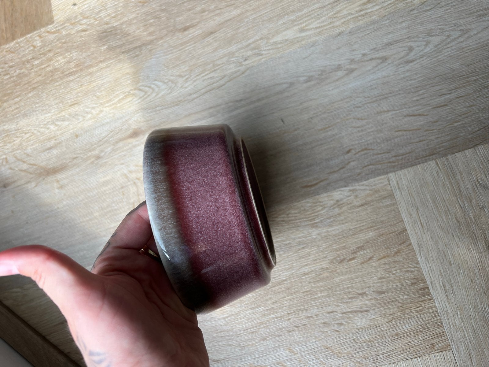 7 Bordeaux Rode Schaaltjes / kommen / servies - Bluss Proof, Porselein of Keramiek, Schaal, Rond, Ophalen of Verzenden