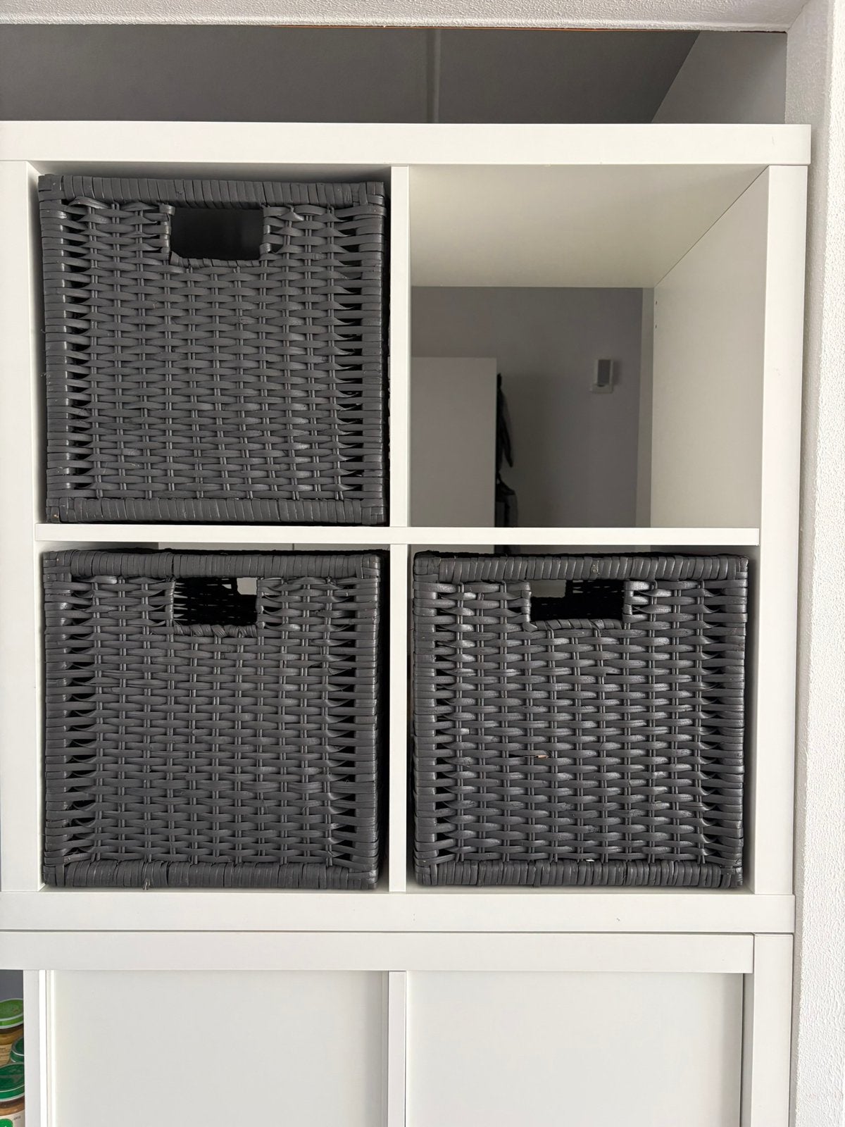 Ikea kallax inzet manden 3x, Ophalen, Zo goed als nieuw, Hout, Overige typen