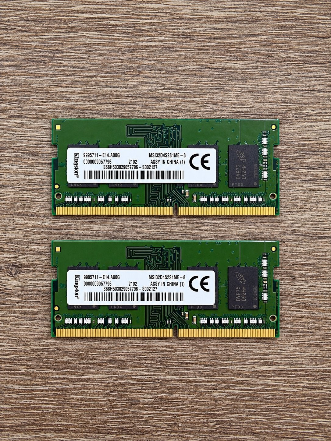 16GB Kingston DDR4 3200MHz-set, Computers en Software, Ophalen, DDR4, Zo goed als nieuw, Laptop