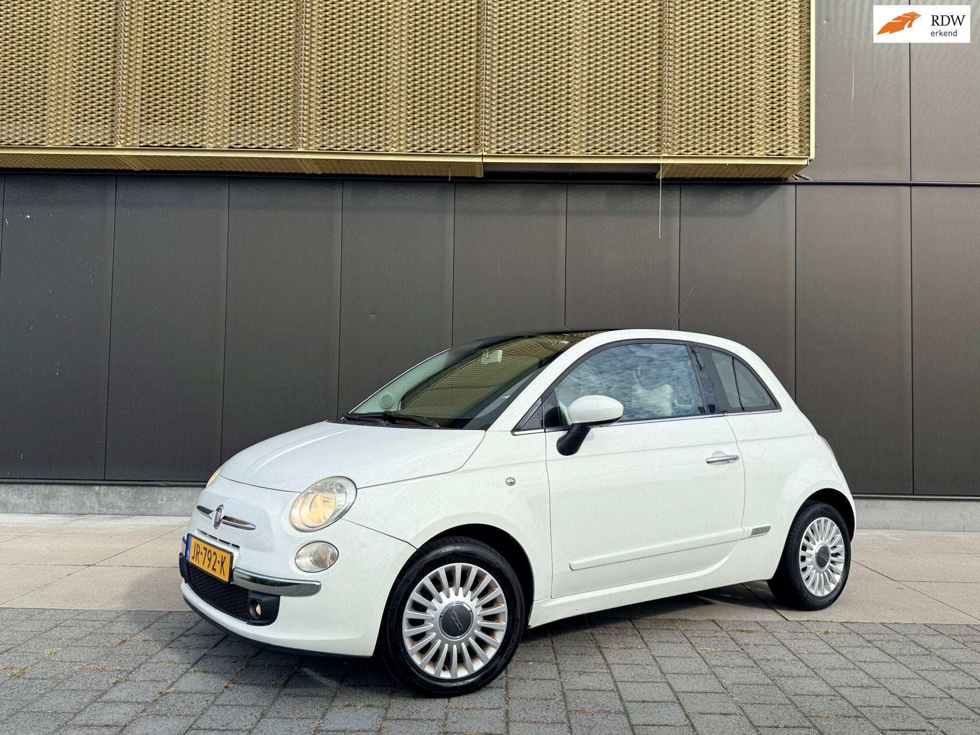 Fiat 500 1.2 Naked | Pano | Airco | City | LM velgen, Voorwielaandrijving, Euro 5, Stof, Gebruikt