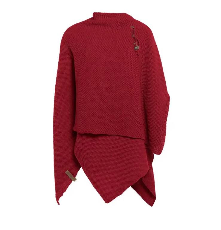 Omslagvest / omslagdoek Knit Factory, Ophalen of Verzenden, Zo goed als nieuw, Maat 38/40 (M), Rood