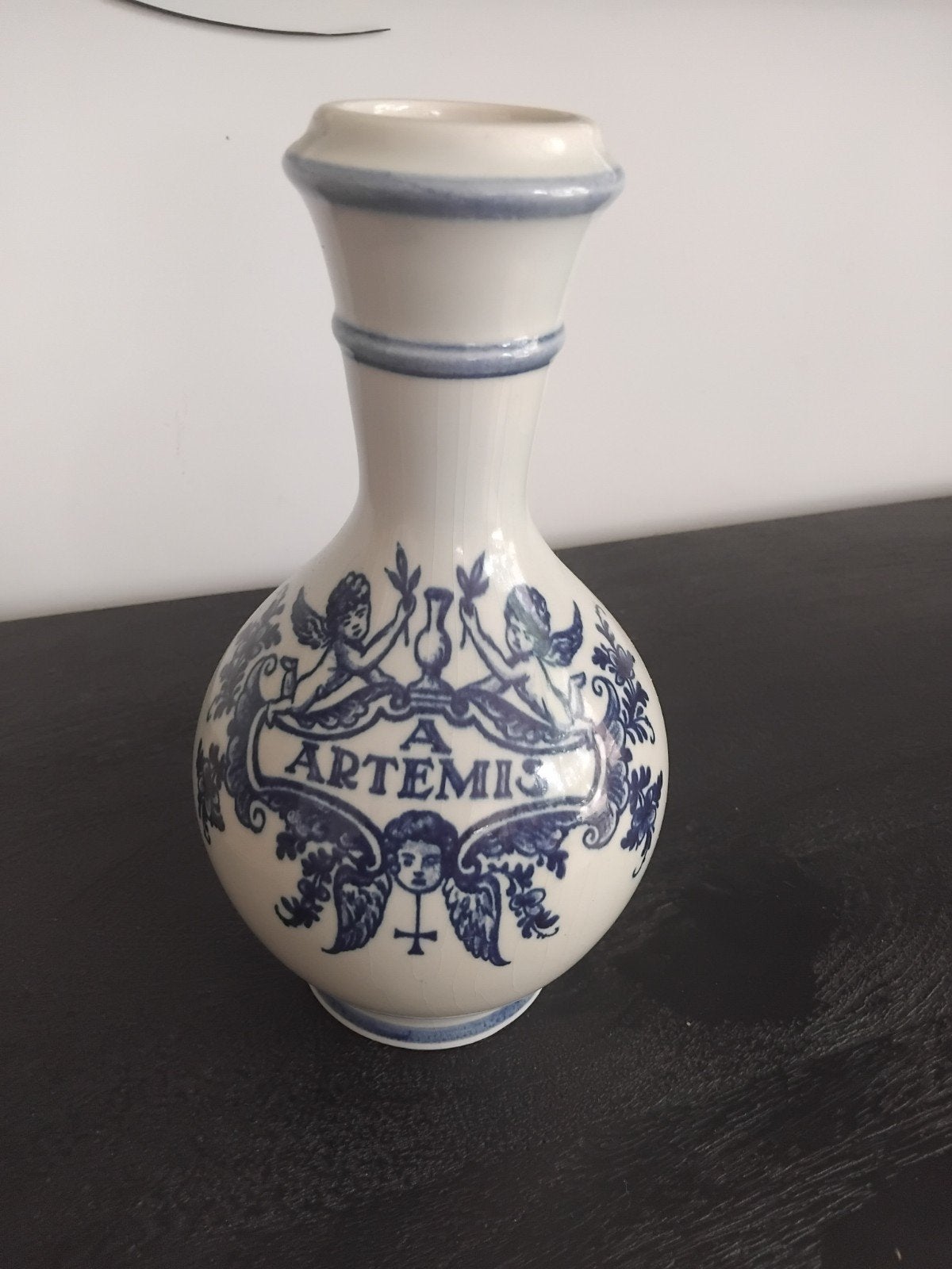 Delftsblauwe apothekerspot, van het merk Interpharm unicum 5, Antiek en Kunst, Ophalen of Verzenden