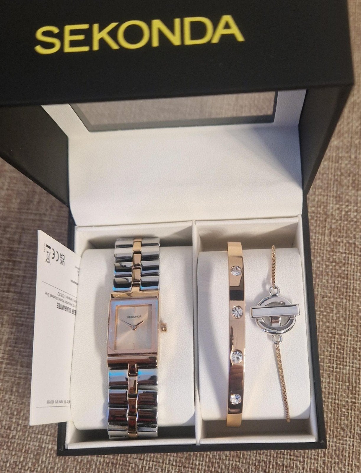 Sekonda Dames Horloge & Armband Set - Nieuw in Doos, Overige merken, Staal, Staal, Polshorloge