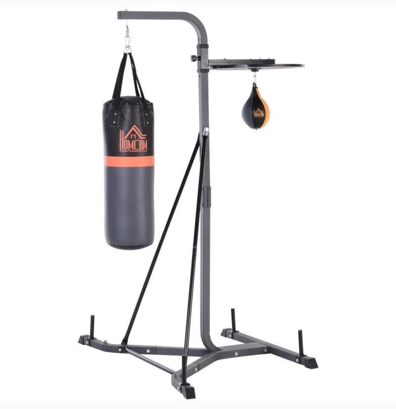 Bokszakstandaard met bokszak en speedbag - HOMCOM, Nieuw, A, Bokszak, A