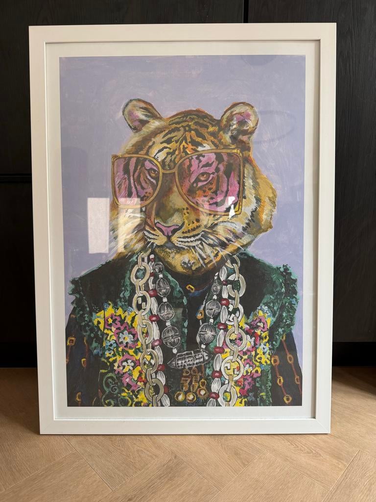 Desenio poster inclusief lijst, Verzamelen, Posters, Rechthoekig Staand, Met lijst, Ophalen of Verzenden, Zo goed als nieuw
