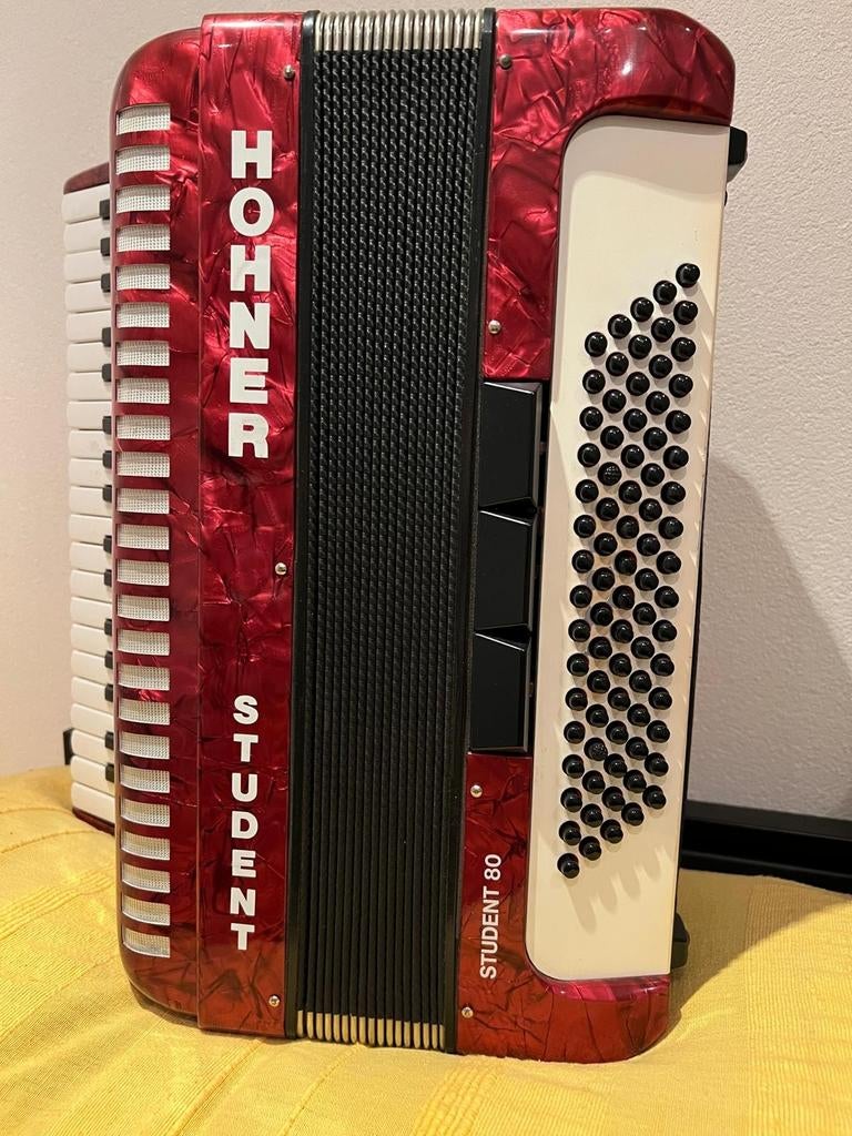 Accordeon Hohner Student, Muziek en Instrumenten, Accordeons, Ophalen, Gebruikt, Hohner