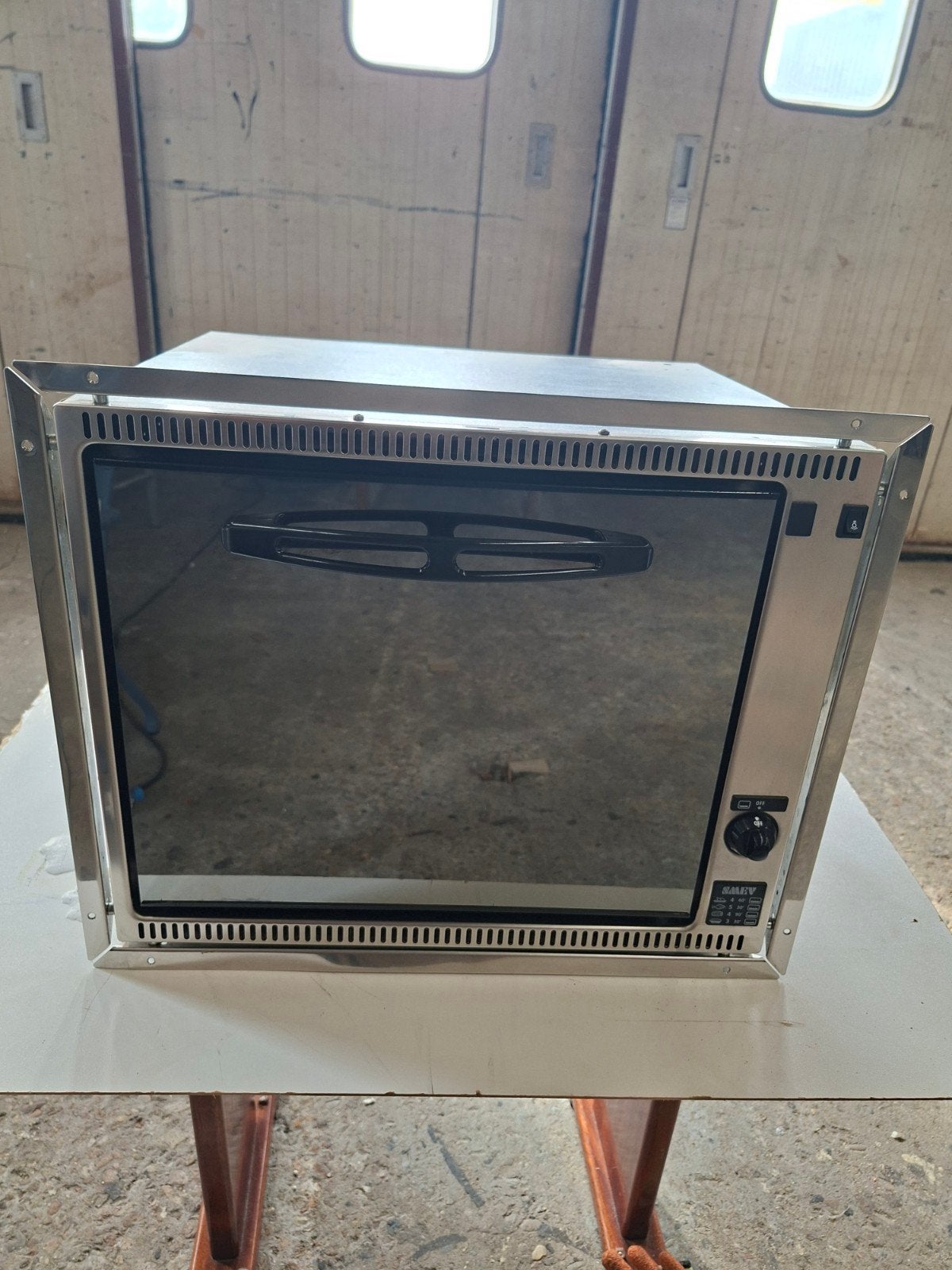 SMEV Inbouw Gasoven 12V met Licht en Elektrische Ontsteking, Witgoed en Apparatuur, Ovens, Ophalen of Verzenden