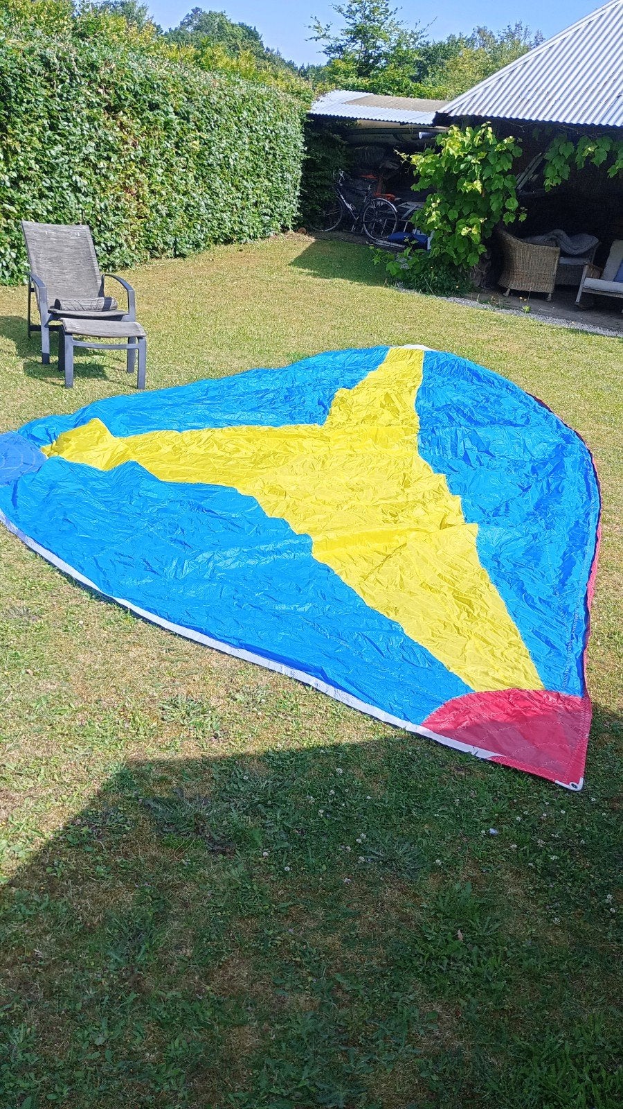 Gennaker genaker voor Randmeer, Centaur, Saffier, Efsix, Watersport en Boten, Ophalen of Verzenden, Minder dan 15 m²