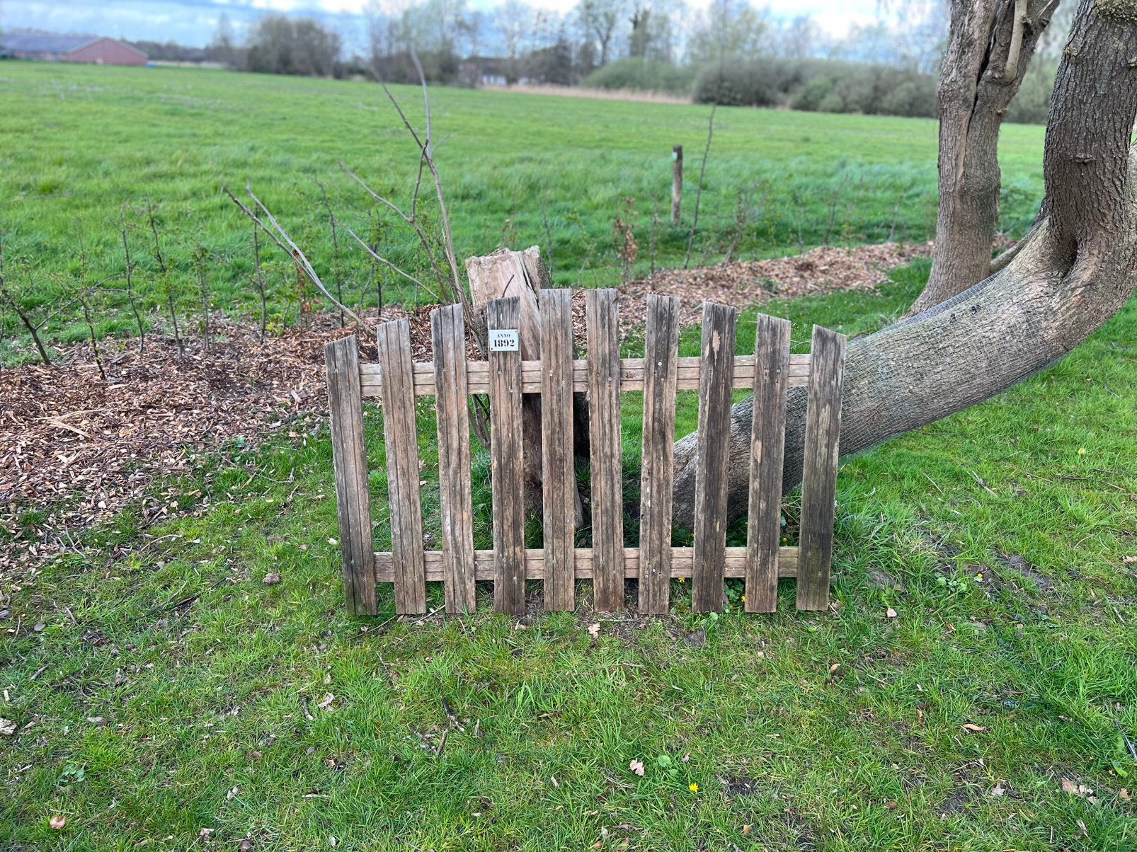 Hardhouten poort / hek, Tuin en Terras, Ophalen, Gebruikt, Hout, Tuinhek