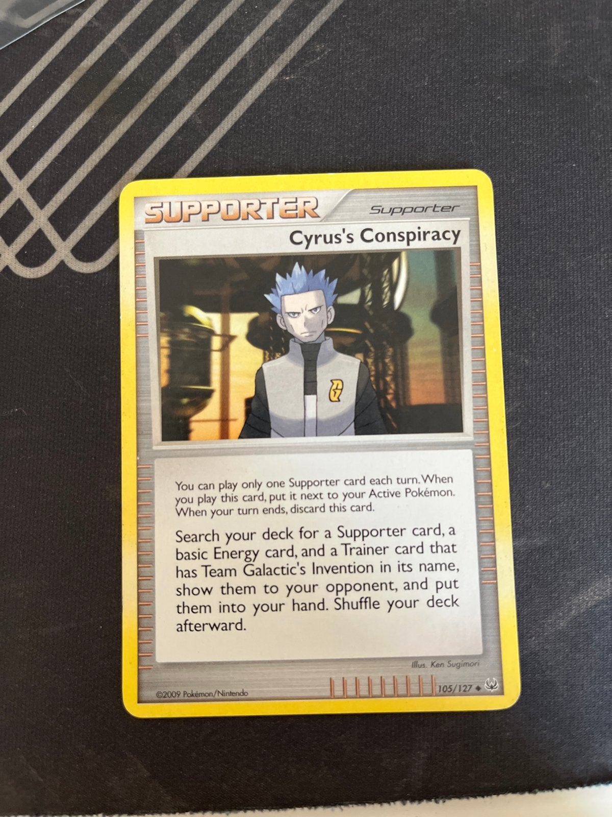 Cyrus's Conspiracy Platinum 105/127 Pokémon Kaart, Ophalen of Verzenden, Gebruikt, Losse kaart