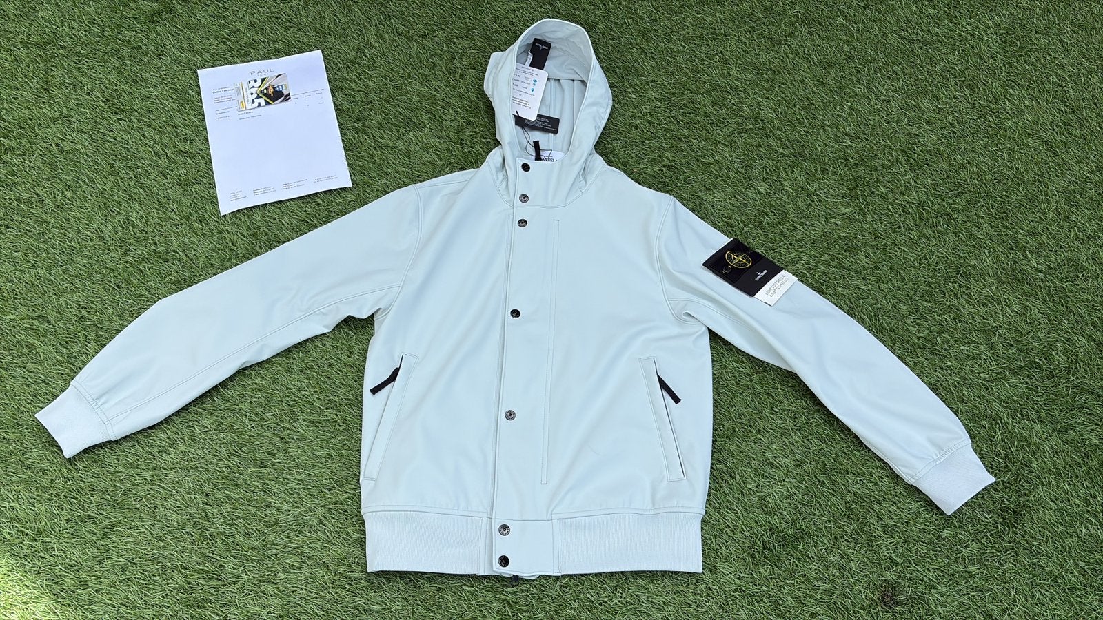 Stone Island short Parka maat S Orgineel Nieuw, Verzenden, Nieuw, Zwart